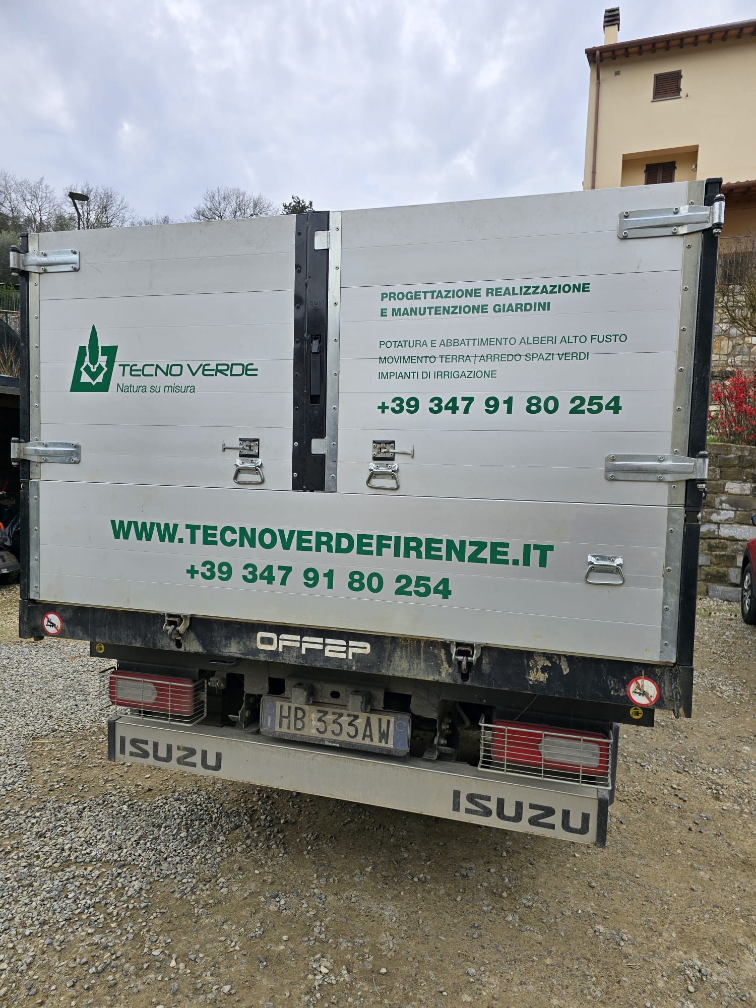 Decorazione Furgone Tecno Verde