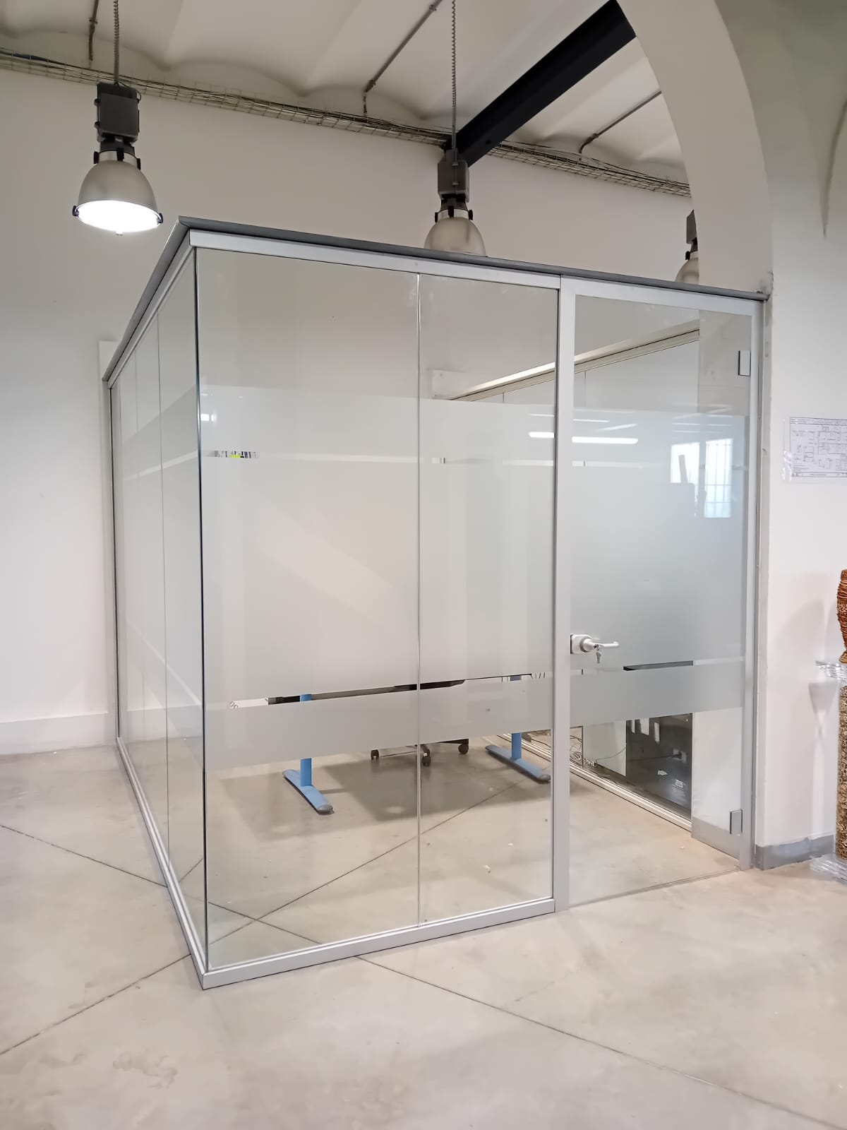 Satinato uffici privacy